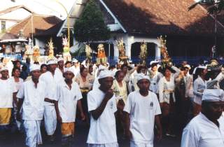 Zeremonie in Denpasar
